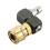 Water Sprays Nozzle With Full Rotation For Customizable-Black 1