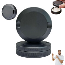 Black Airtight Metal Snus Can with Moistureproof Seal and Odor Locking Design, Compact Pocket Size