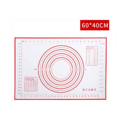 Large 60cm Silicone Baking Mat NonStick Dough Rolling Pad Easy Clean for Kitchen Pastry 1
