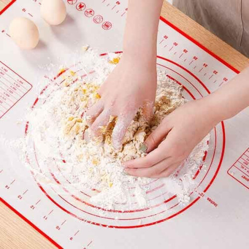 Large 60cm Silicone Baking Mat NonStick Dough Rolling Pad Easy Clean for Kitchen Pastry 2