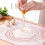 Large 60cm Silicone Baking Mat NonStick Dough Rolling Pad Easy Clean for Kitchen Pastry 4