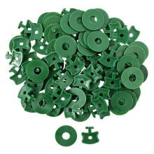 100pcs Greenhouse Clips Heavy Duty Plastic Fasteners with Washers for Securing Bubble Wrap Covers