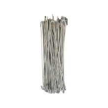 100Pcs Metal Fence Clips Adjustable Wire Ties Perfect-6 inches