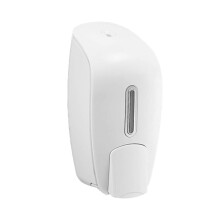 800ml Wall Mounted Soap Dispenser for Bathroom, Manual Press Control Shampoo and Shower Gel Dispenser
