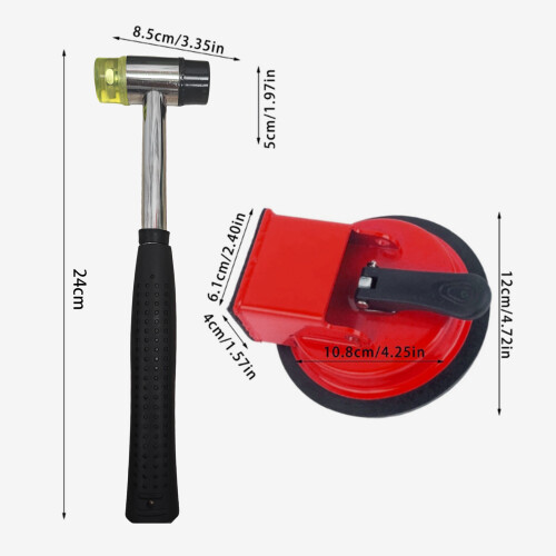 Universal Floor Joint Repair Suction Tool 118mm Diameter Rubber 1