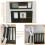 3X Mining Frame Mining ETH Motherboard Bracket Thickened Bitcoin Mining Rig Case Support ITX/  ATX for 8 GPU(ATX) 1