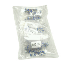 130 Stuks 100 Ohm-500K Ohm Potentiometer, Verstelbare Weerstandsset