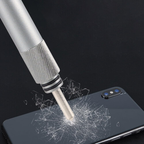Phone Back Glass Removal Tool with Adjustable Force Control, Metal Grip and Rotating Tail Cap for iPhone 1
