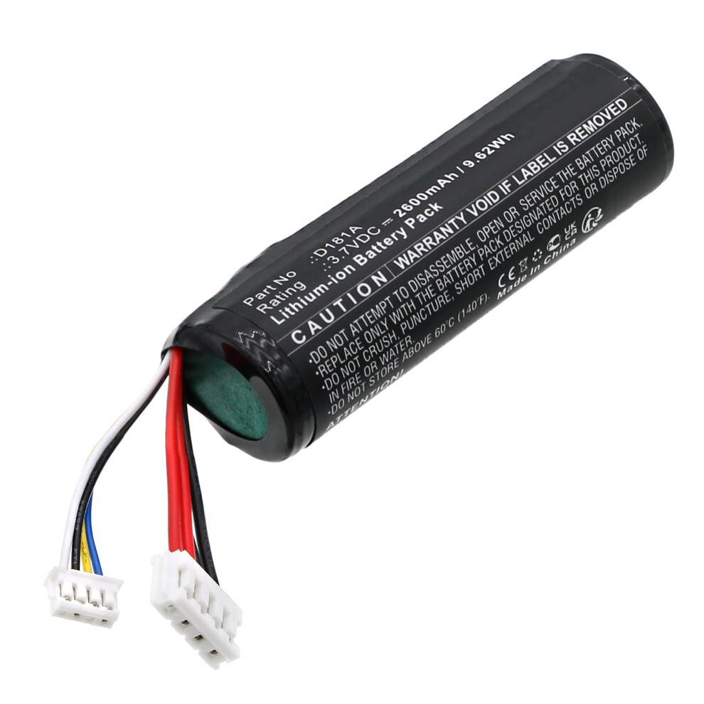 D181a Battery Replacement, 2600Mah 3.7V Liion Ultra Capacity For Epson B581a Printer 9073542171102