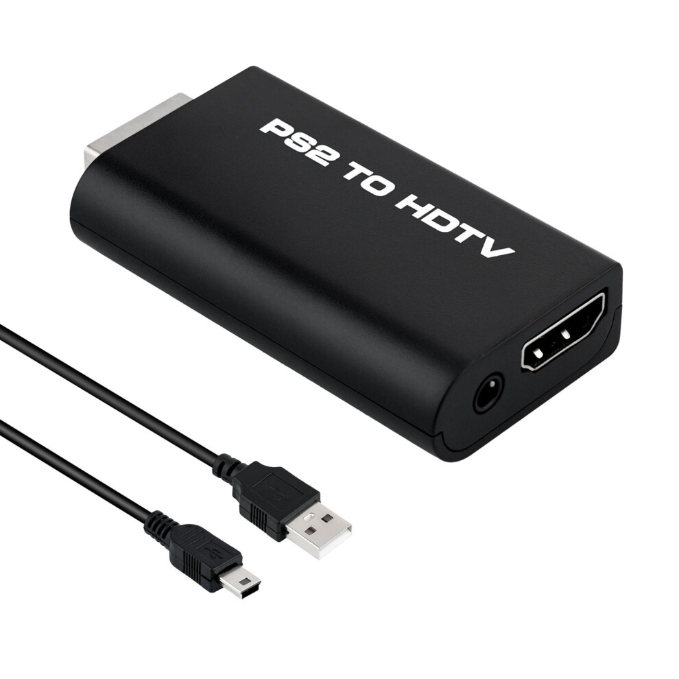 Mcbazel Ps2 To Hdmi Converter, Ps2 Hdmi Adapter With 3.5Mm Audio Output, Plug & Play Ps 2 Converter For All Ps 2 Models, High-Definition Video Output 5004066049671