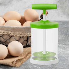 Sahnebereiter Universalmixer mit rutschfestem Silikongriff, handlicher DIY-Sahnespender, Grün
