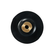 Support de disque de meulage en caoutchouc souple de 3-4po M10