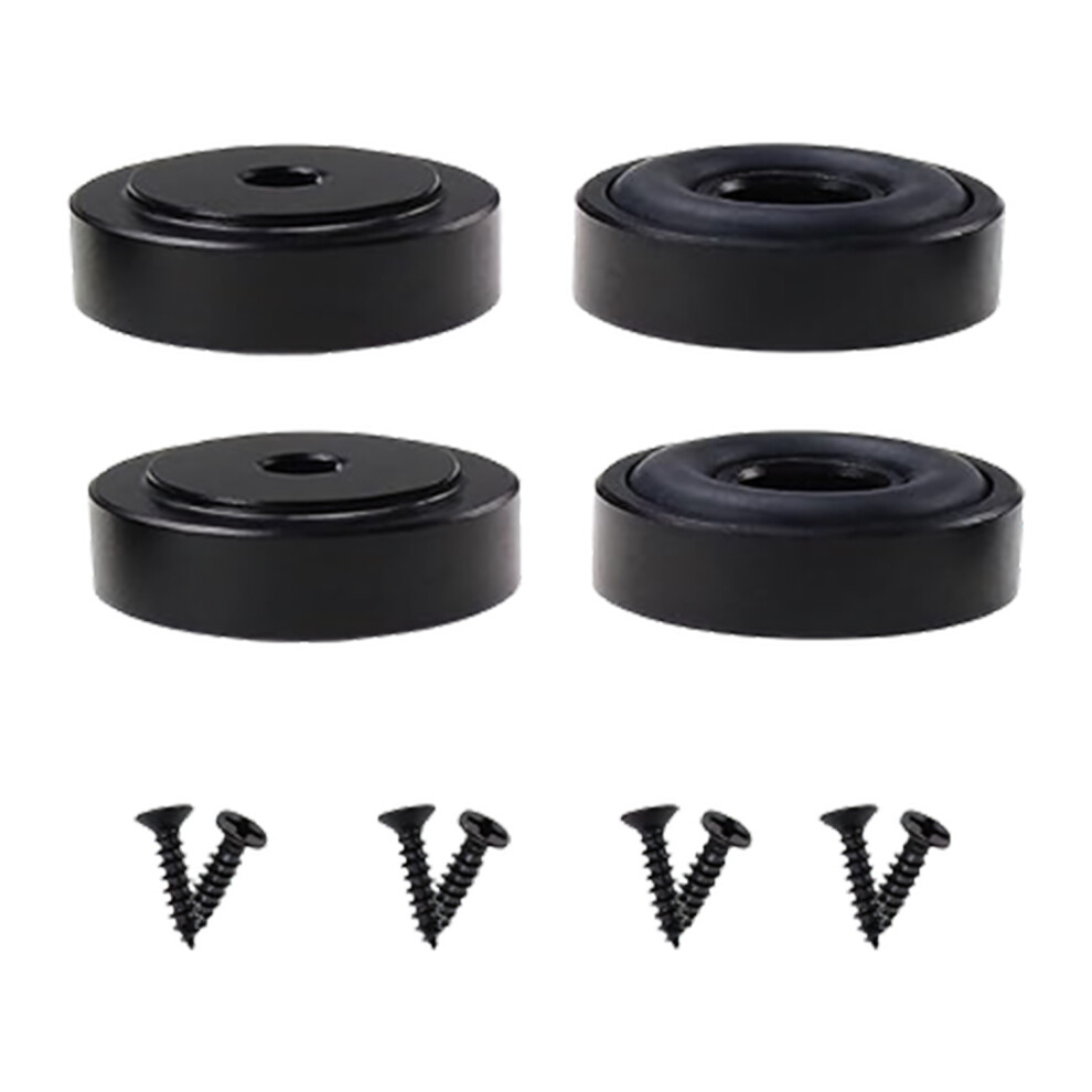 4Pieces Kitchen Chopping Board Stabilizers Feet High-Black 7751001328343