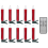10 stk. stearinlysformede lys, delikate lys, LED-stearinlyslamper 1