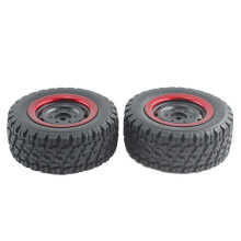 2PCS Rubber Tire Wheel Replace DIY Accessories Easy to Install Sturdy RC Tires for SCY 16103 16103PRO RC Car