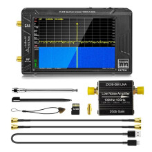 ZS-406 TinySA Ultra Handheld Spectrum Analyzer 4 Inch Display 100kHz-5.4GHz Signal Generator with ZK09-BM LNA Amplifier