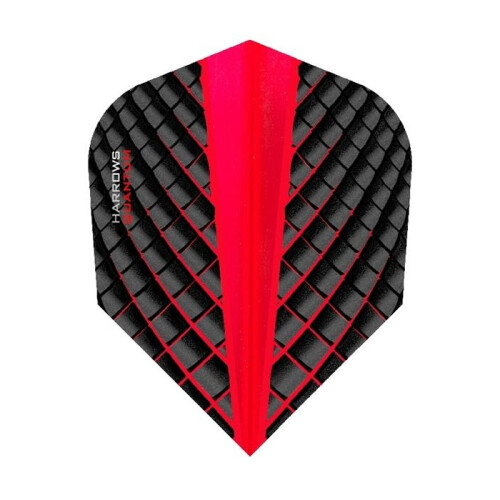 (One Size, Black/Red) Harrows Quantum Dart Flights