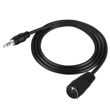 DIN to 3.5mm Cable 50CM 5 Pin DIN Female to 3.5MM Male SmartPhone AUX Headphone Stereo Jack Adapter Input Cable 0.5m