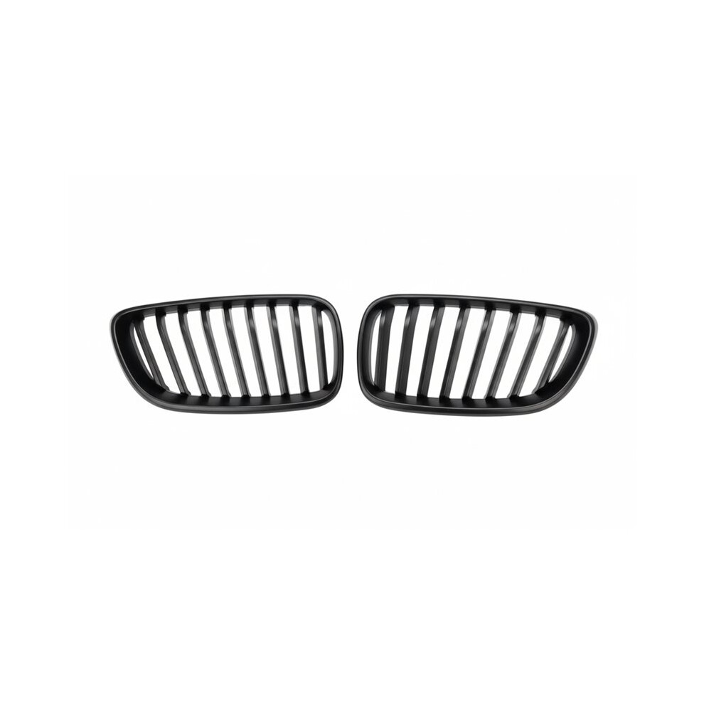 1Set Matte Front Kidney Grille Bumper Grille Grill For F22 F87 F23 220I 228I 230I M235i M240i 2014-2018 Black 6031055277882