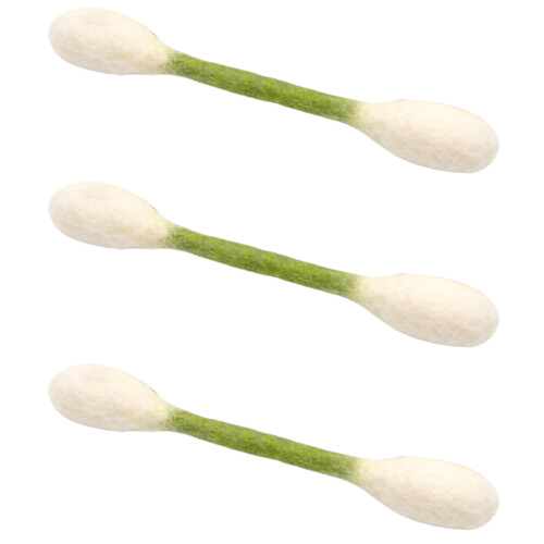 1/3/5 Stück Kätzchen-Kaustäbchen für zahnärztliche-Grün 3St