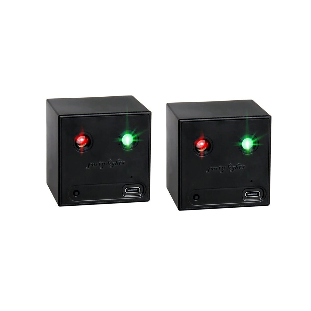Tauoh Laser Party Lights Rechargeable Portable Stage Ktv Disco Lamp Atmosphere Laser Lights Flash Party Xmas Wedding Bar 2 Pcs