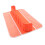 Extra langer Badewannen-Spritzschutz. Rutschfester und-Orange 1