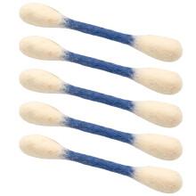 Creative Felt Cotton Swabs Kitten Toy Soft-Blue 5pcs