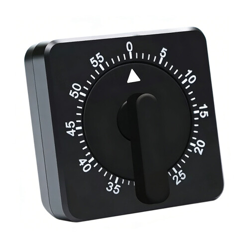 Multipurpose Visual Countdowns Timer Time Management Tool-Black