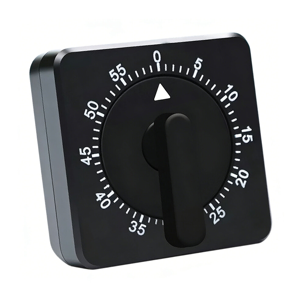 Convenient Countdowns Timer 60-Minutes Visual Timer-Black
