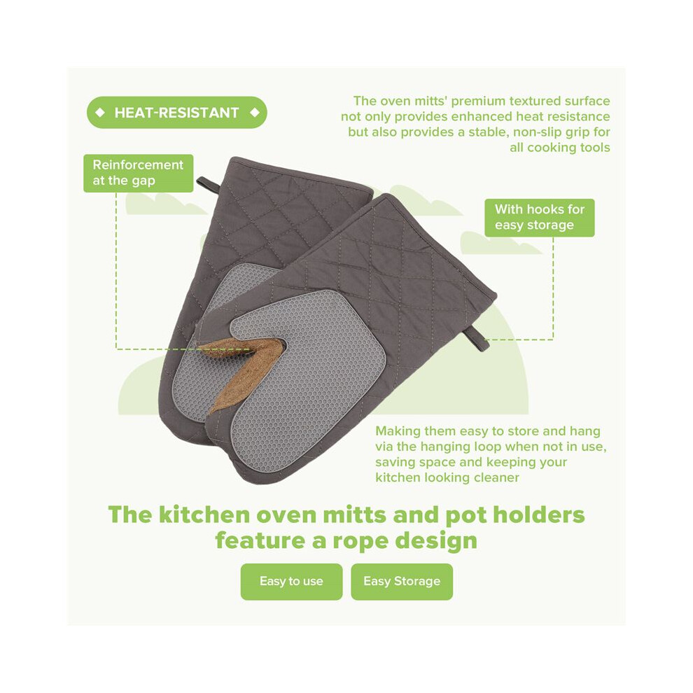 Oven Glove,Insulated,Heat-Resistant,Microwave Oven Gloves,Kitchen Cooking Insulated Gloves,Anti-Scalding Baking Tool 6031540452855