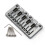 5-String Bass Bridge Body Bottom Through String Spacing 16.5MM Bass Fixed Bridge Silver 1
