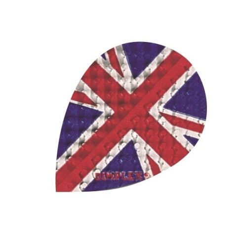 Harrows Dimplex Pear Union Jack Dart Flights