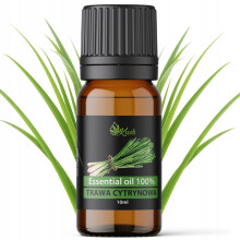 100% Naturalny Olejek Eteryczny | TRAWA CYTRYNOWA | AROMATERAPIA | 10ml
