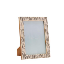 Hestia Striped Bone Photo Frame 5 x 7