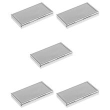 5X -Reise Metall Pill Box Medizinorganisatorbehaelter Tablettendose Fall Lagerung 3 Schlitz
