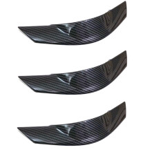3X Karbon Faser Lenk Rad Rahmen Abdeckung für 2 Demio DL Sedan DJ Hatchback 2018 2019