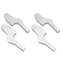 4x Pedane Scooter Pedane Passeggero Estensioni Pedane Estese per GTS GTV 60 125 150 200 250 300 300Ie