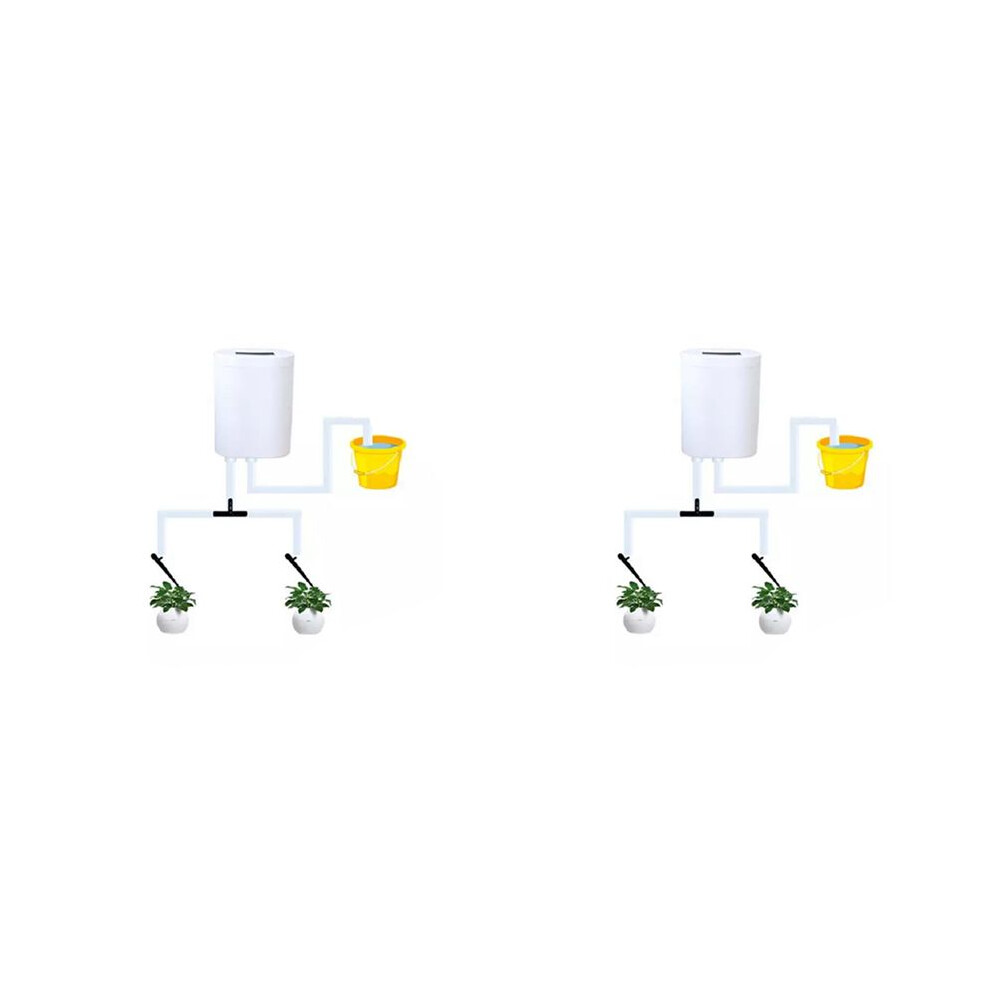 2X 2 Pump Timer System Outdoor Automatic Watering Pump Controller Flowers Plants Sprinkler Drip Irrigation Device 6033009964428