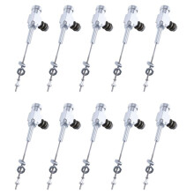 10X Motorcycle Hydraulic Clutch Master Cylinder Rod Brake Pump M10X1.25mm Aluminum Silver