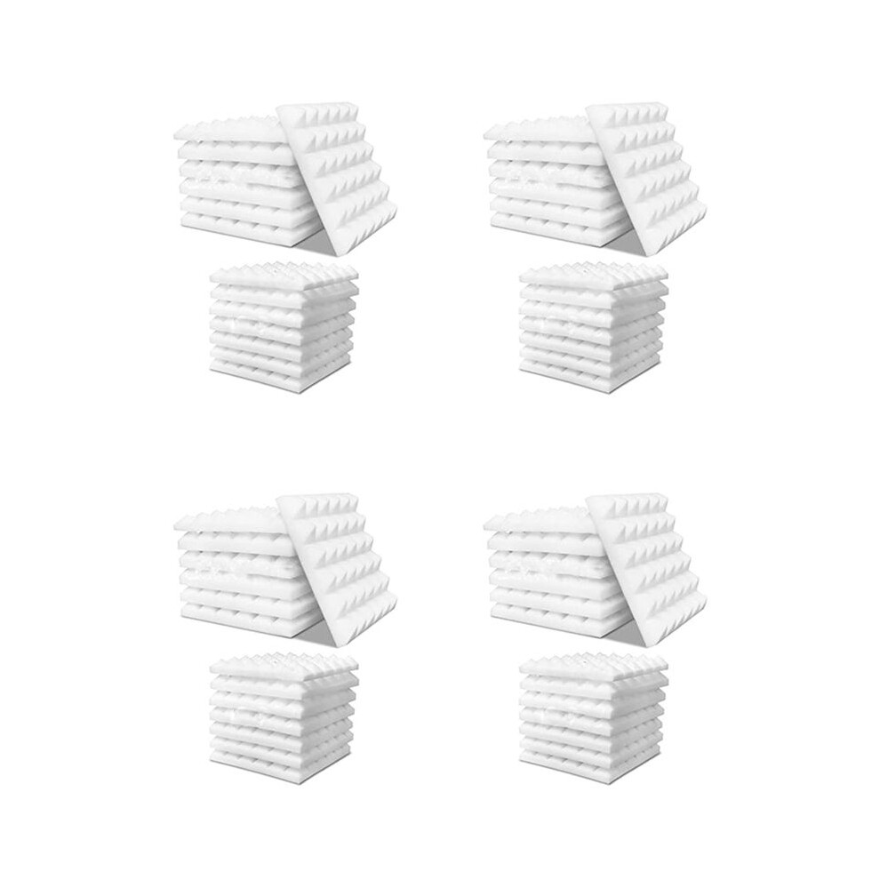 48 Pack Acoustic Panels,Sound Proof Foam Panels,Studio Soundproofing Wedges,Wall Reduce Noise Foam,For Music Studio,Etc 6032869924399