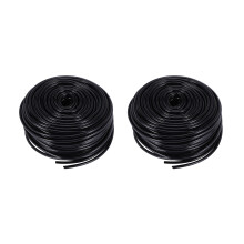 2X 200Ft 1/4 Inch Blank Distribution Tubing Drip Irrigation Hose Garden Watering Tube