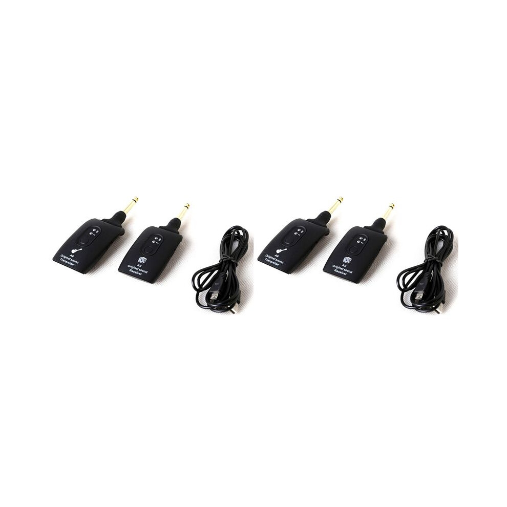 2X 2.4Ghz Wireless Guitar System Rechargeable Digital Guitar A9 Transmitter And Receiver For Electric Guitar Bass Violin 6032993292166