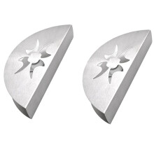 2X Paper Towel Holder Stainless Steel Napkin Holder Fanshaped Organizer Container Home Party Dining Table Decoration