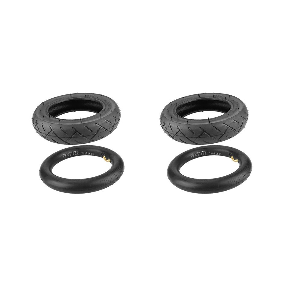 2Pcs 10 Inch 10X2.125 Tyre For Electric Scooter Balancing Hoverboard Self Scooter Wear-Resistant Tyre 10X2.125 Black 6032476644505