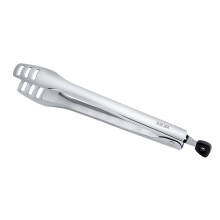 Stainless Steel Barbecue Tongs with Secure Grip Design, Reusable Steak Clamp for Grilling and Kitchen Use