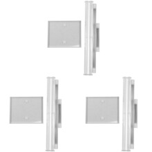 3X Clear Acrylic Round Bracelet Display Holder 2 Tier T-Bar Jewelry Display Bracelet Display Holder Stand Display