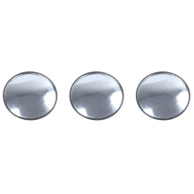 3 Pcs 95mm OD Adhesive Round Convex View Rear Mirror Mirror Side Mirror
