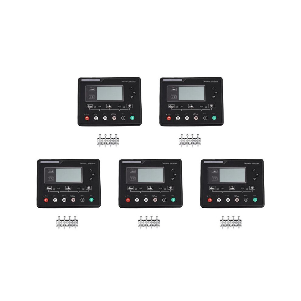 5X 6120U Amf Generator Set Controller Lcd Automatic Start Genset Ats Control Box Terminal Charge Panel Alternator 6033753020104