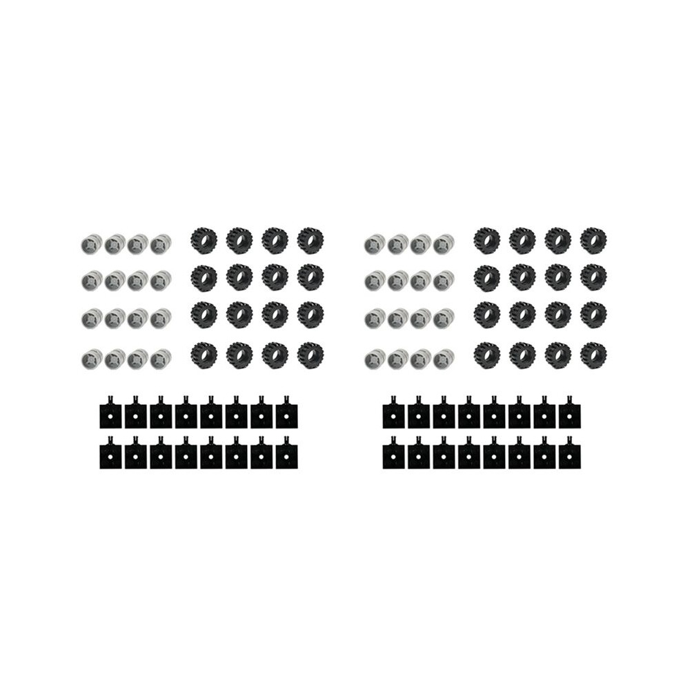 96Pcs Wheel Axles Pack Block Car Accessories Tyre Hub Classic Building Bricks Children Diy Toys Blocks For Kids 6034148764184
