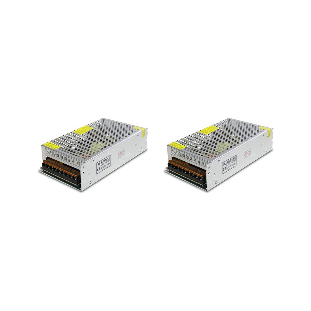 2X 12V 20A 240W Power Supply Transformer Ac 110V / 220V To 12V 20Amp Switching Adapter Converter Led(20A) 4711558415944
